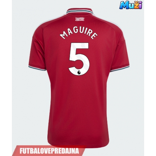 Lacne Muži Futbalové dres Manchester United Harry Maguire #5 2026-27 Krátky Rukáv - Domáci